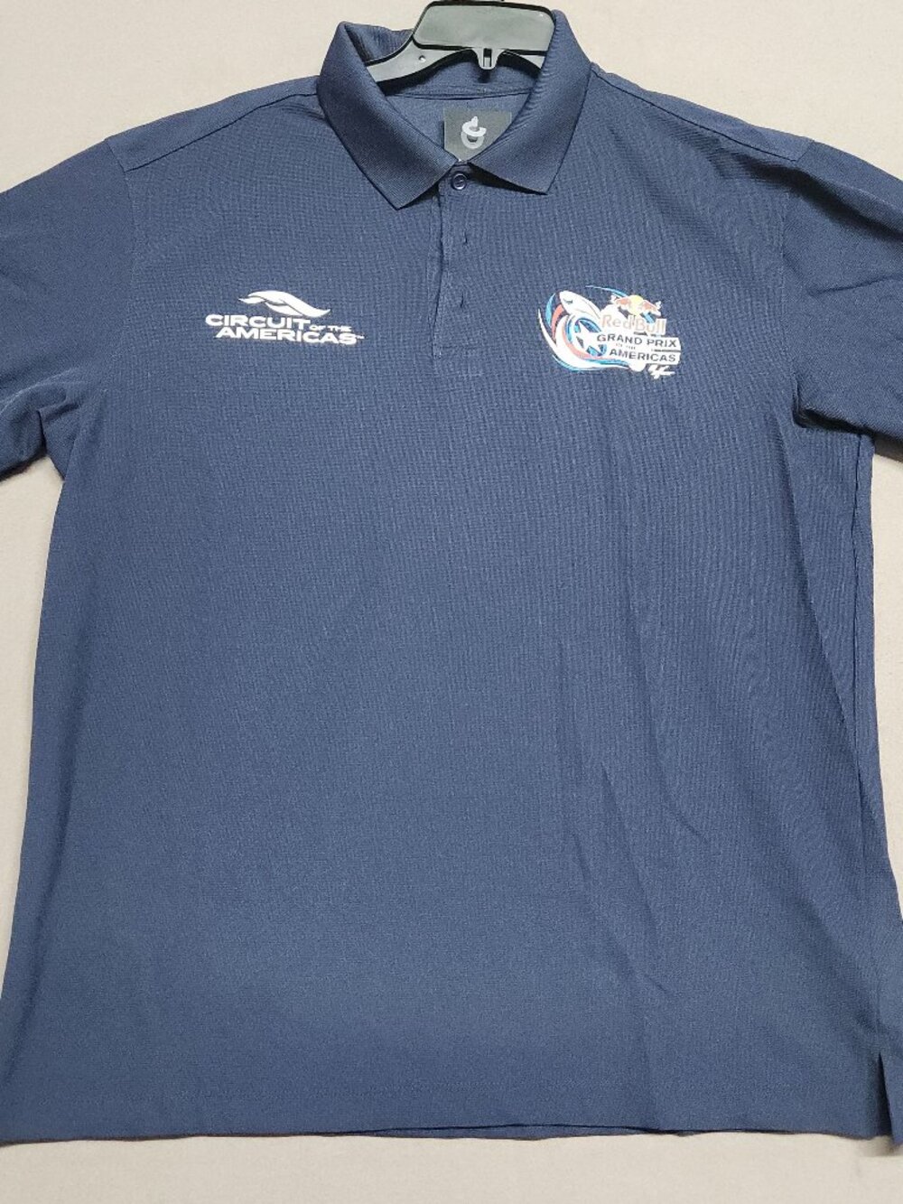 F1 Circuit of Americas Polo Shirt XL 100% Polyester Navy 647751-015